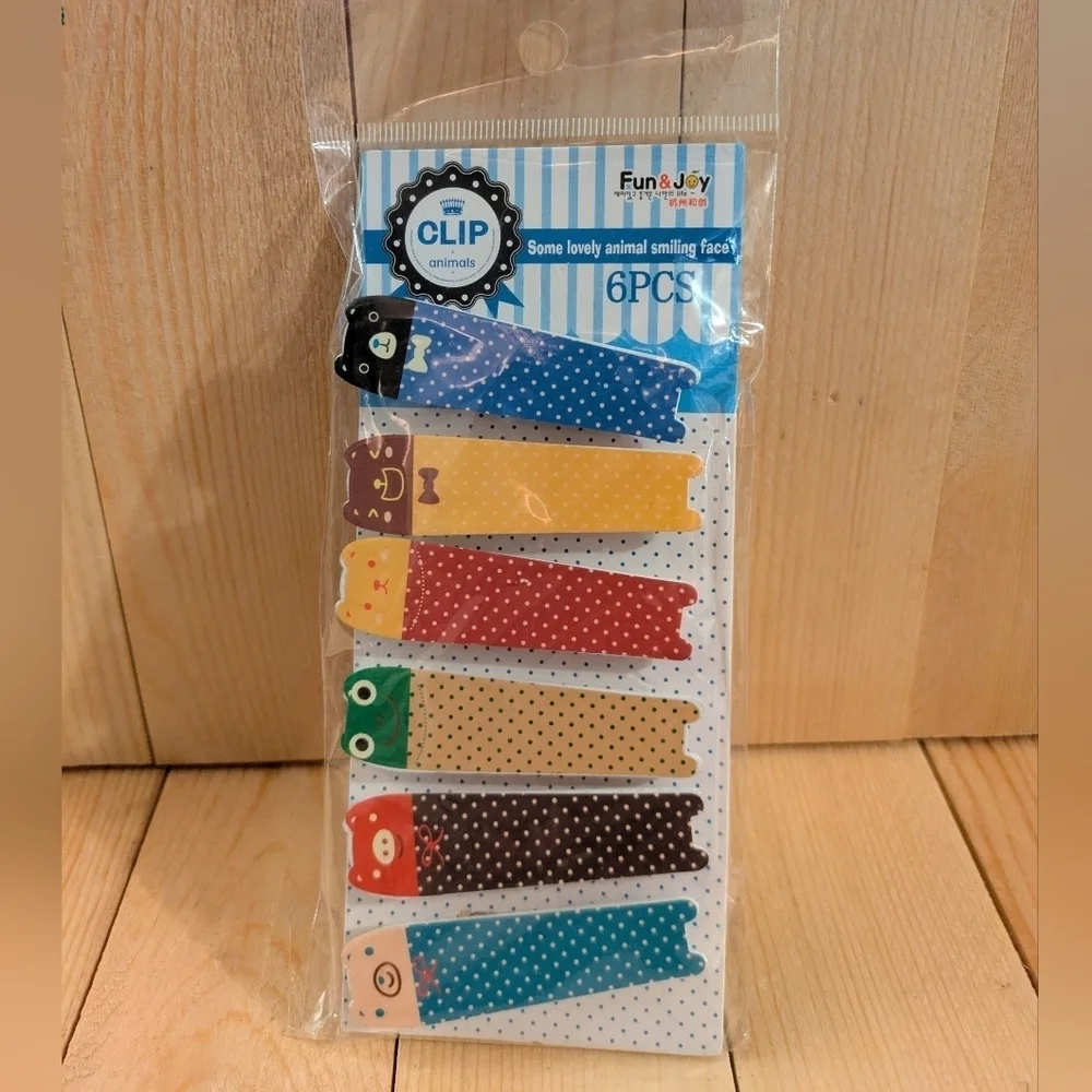 Animal Clip Set - Multicolor NWT
